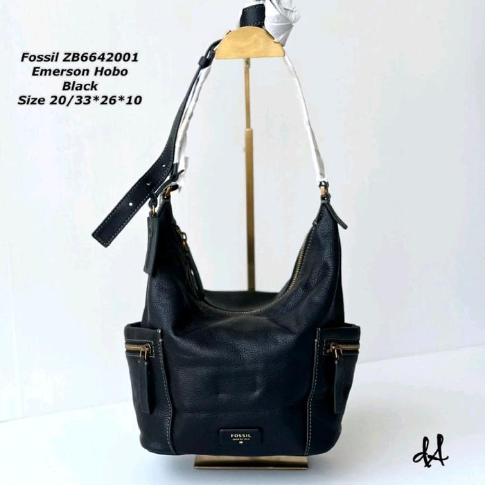 Tas Fossil Emerson Hobo Black