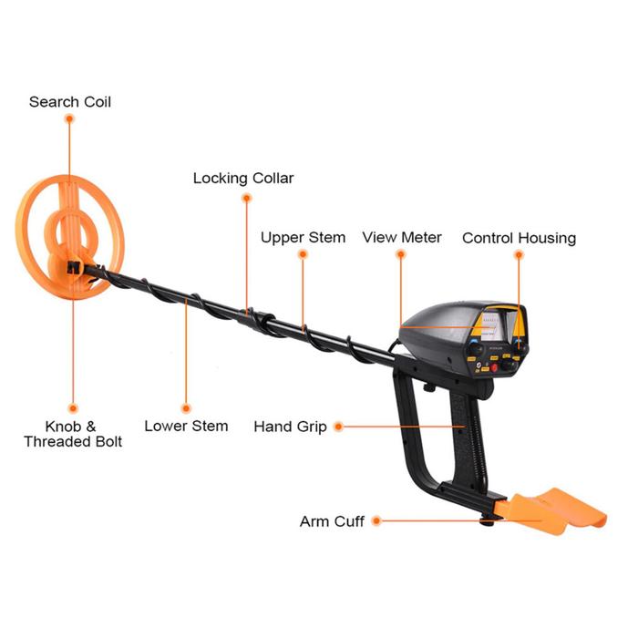 Pendeteksi Logam Metal Gold Silver Detector Finder - MD-4080