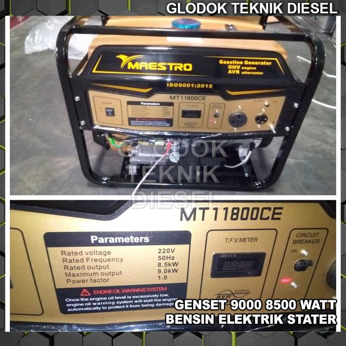 Genset Generator Listrik Bensin 9000 8500 Watt MT 11800 CE MT11800CE ORIGINAL