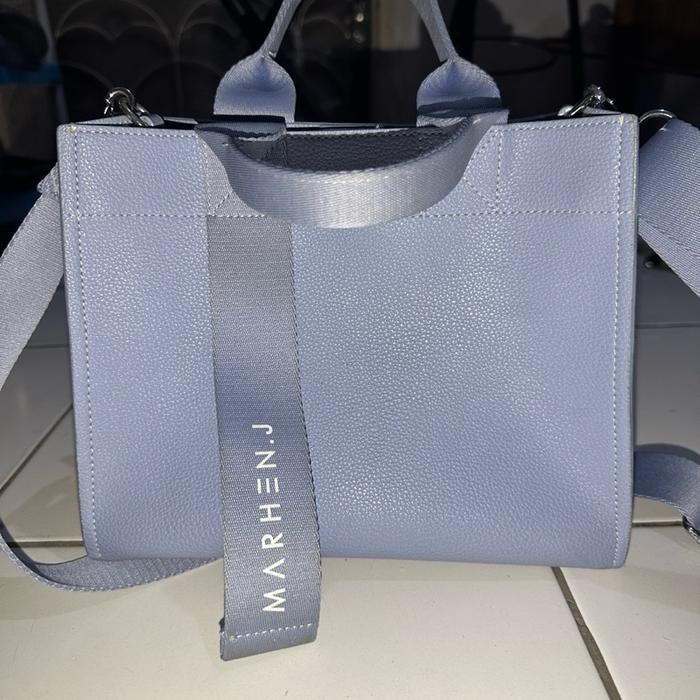 Preloved Tas Marhen.J bekas second Cindy Skyblue Biru Marhen J Sky Blue Original Slempang Korea