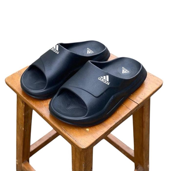 Sandal Slop Adidas Pria Sendal Karet Cowok Empuk