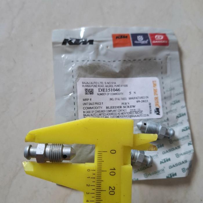 BAUT NEPEL KALIPER PULSAR UKURAN BESAR BAUT NEPEL CALIPER BISA UNTUK DEPAN DAN BELAKANG