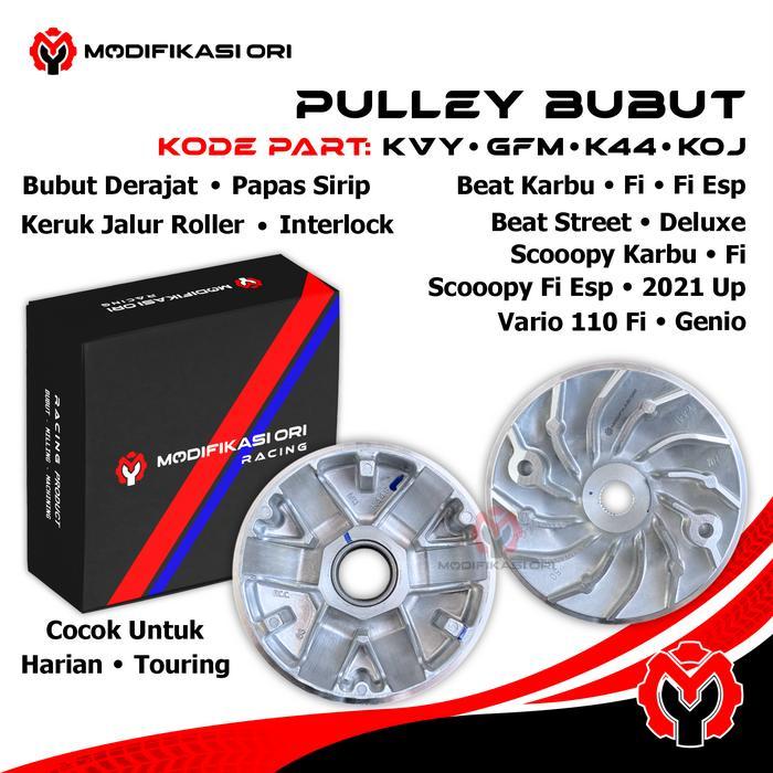 rumah roller bubut custom 13,5 /13,8 pulley racing kode genio, beat deluxe, Scoopy new 2021 PULLEY B