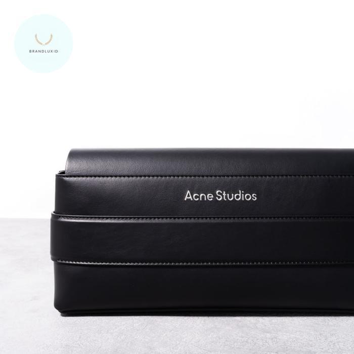 ACNE STUDIOS MUSUBI KNOT SHOULDER BAG CALF LEATHER
