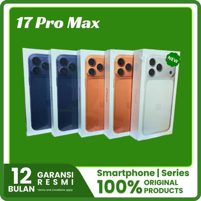 Apple iPhone 17 Pro Max 256GB - 512GB - 1TB - 2TB Garansi Resmi