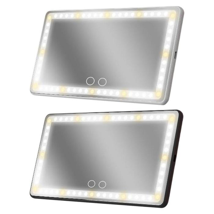 Car Led Makeup Mirror Car Mirror Vanity Makeup Mirror With 60 LED