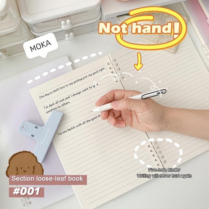 Binder Notebook B5 A5 Buku Tulis Sekolah Lucu Buku Notebook Aesthetic Korea Besar Binder Kuliah Samp