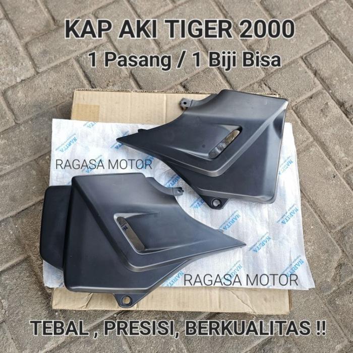Kap aki samping Cover Body Kap aki Tutup Aki Honda TIGER 2000 TIGER LAWAS TIGER LAMA TILAM TILAS Nar
