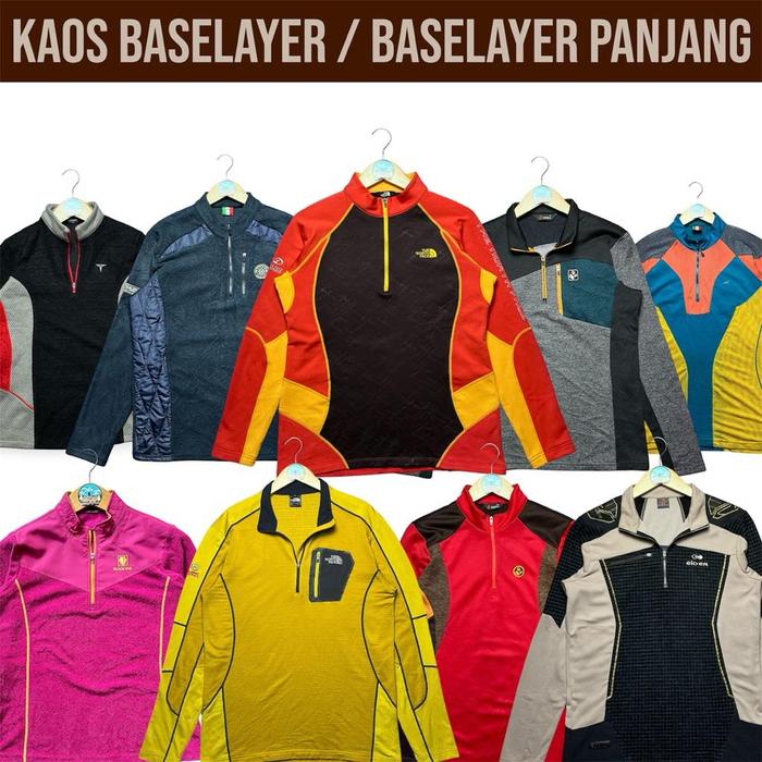 KAOS BASELAYER / KAOS GUNUNG / KAOS HIKING / JAKET BASELAYER