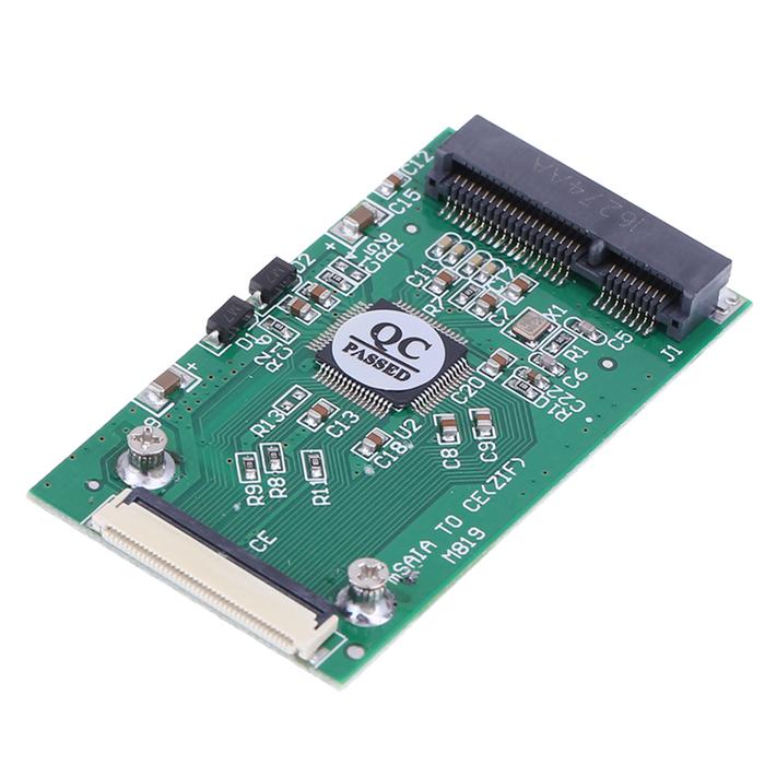 1pc Mini PCI-E SATA mSATA SSD to 40pin 1.8 Inch ZIF CE Converter mSATA to CE|ZIF Adapter For IPOD Ip