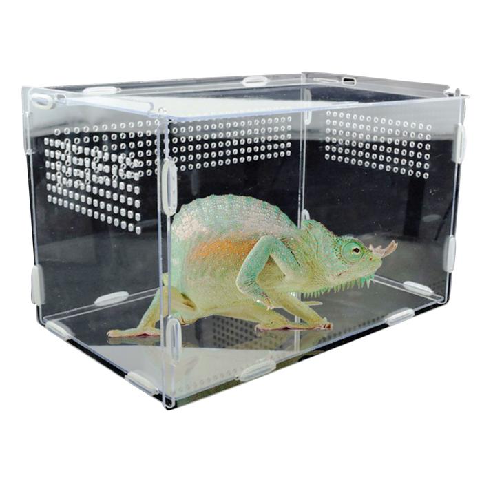 Reptile Breeding Box Transparent Acrylic Reptile Tank Terrarium