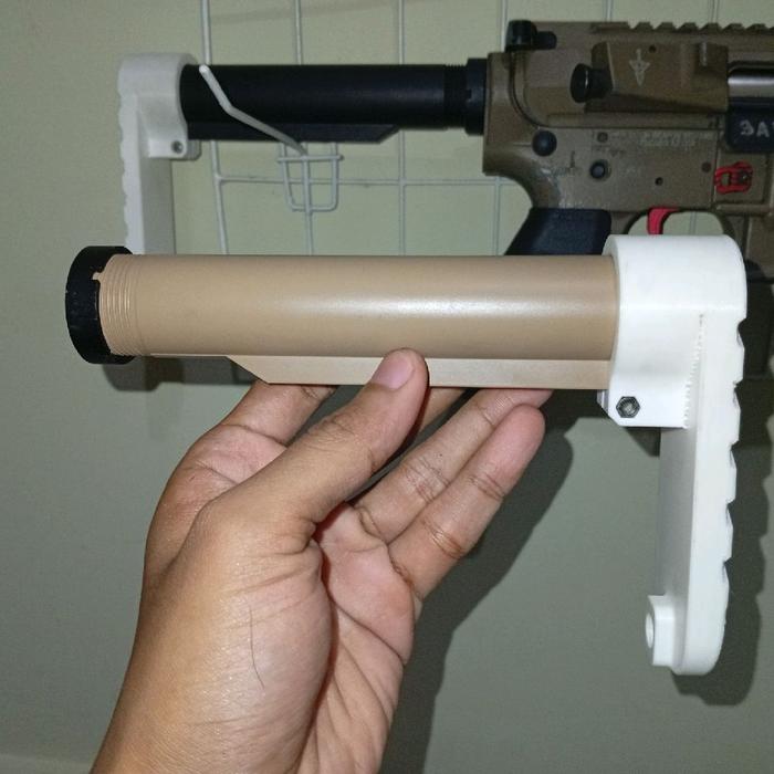 Tabung popor set m4 m16 aeg wgb