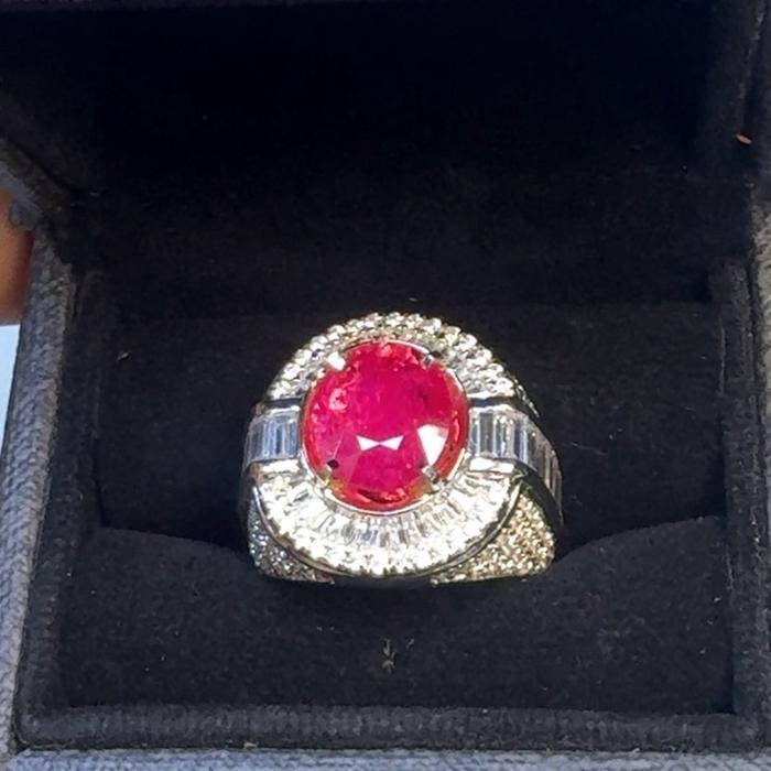 Natural Ruby Burma Top Crystal