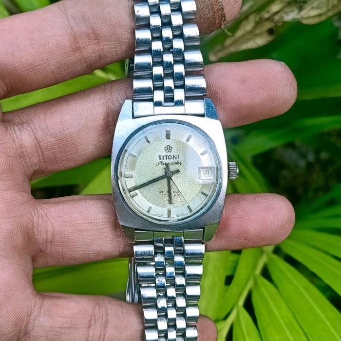 Jam Tangan Original Titoni Airmaster 21 Jewels Titoflex Automatic
