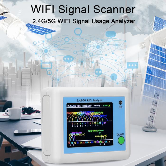 2.4G/5G WIFI Signal Scanner WIFI Signal Usage Analyzer Router