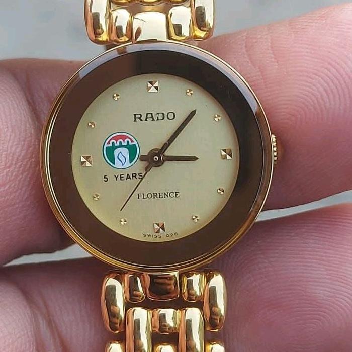 Vintage Ladies Rado Wristwatch Watch Florence Swiss 318.3745.2 23mm Quartz