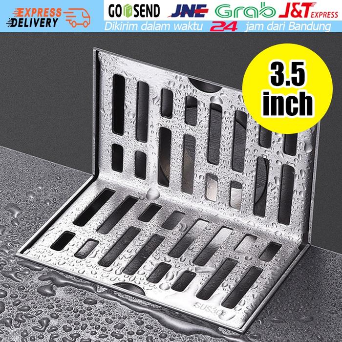 Saringan Air Dinding Sudut Floor Drain Wall Corner Stainless / 304 Stainless Steel Thickened Wall Dr