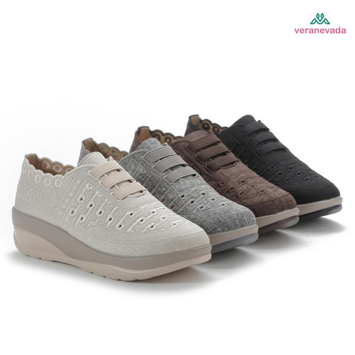 BISA COD Vera Nevada Sepatu Wedges Wanita Shoes VN1238