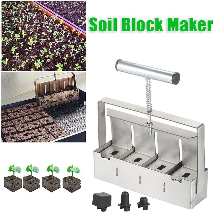 Easy Soil Block Maker Plant Soil Block Machine Manual Soil Block Tool