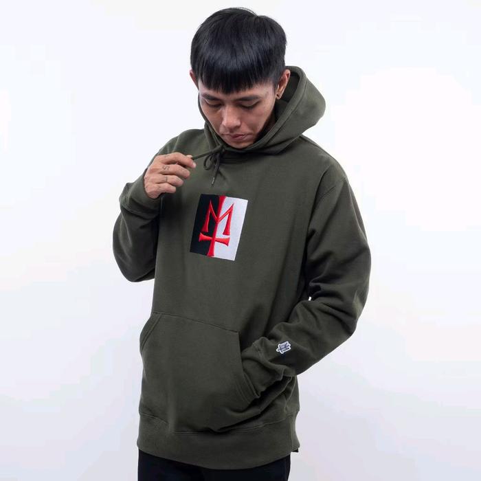 SWEATER HODIE MATERNAL DISASTER CAMO ARMY - HODIE DISTRO UNISEX - HODIE HITAM KEREN Tebal