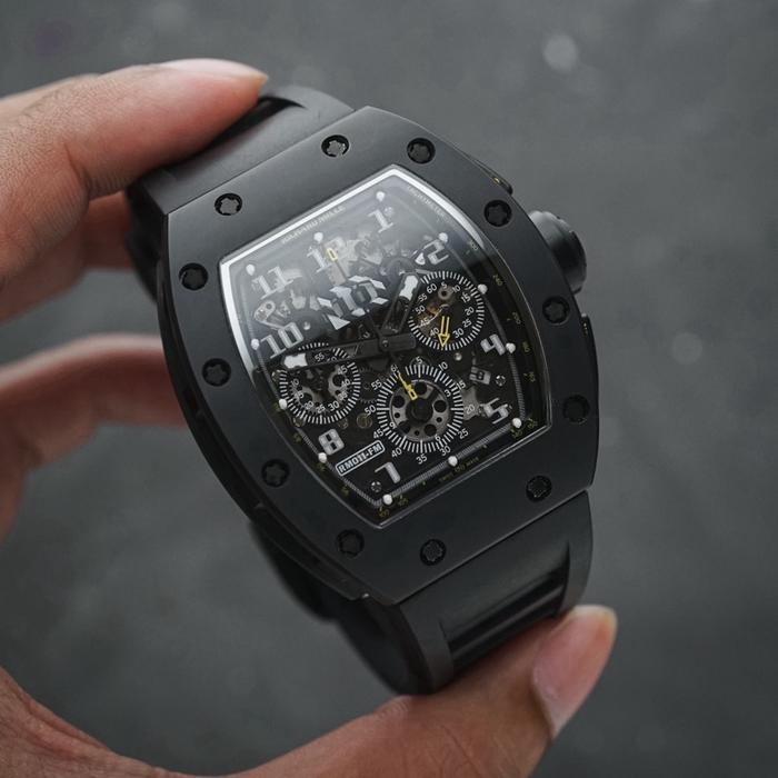 2ND RM011 BLACK CERAMIC “YELLOW FLASH”  by KVF