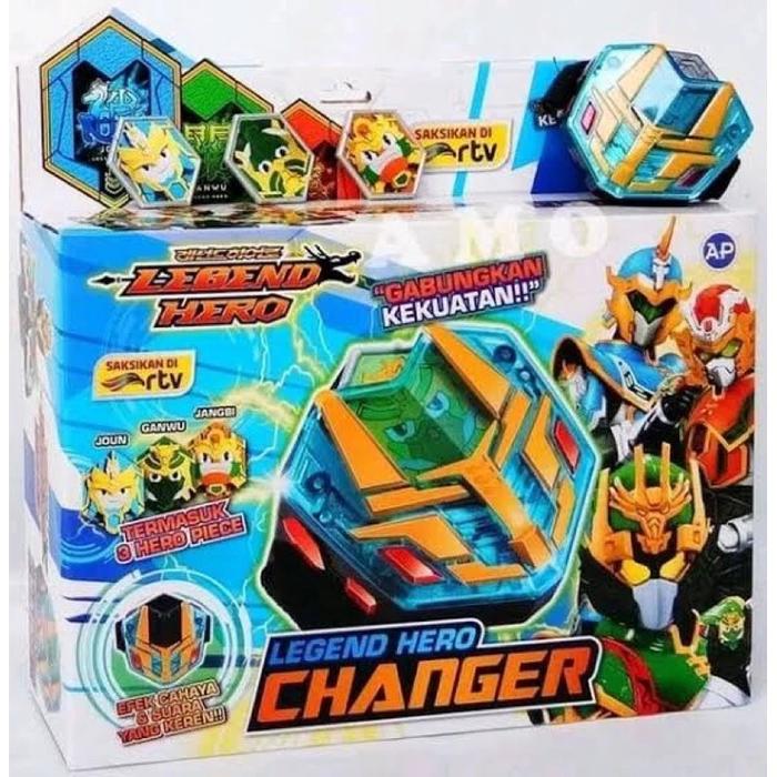 Mainan Legend Hero Changer Basic dan DX DELUXE Original jam tangan anak legend hero ganwu serial RTV