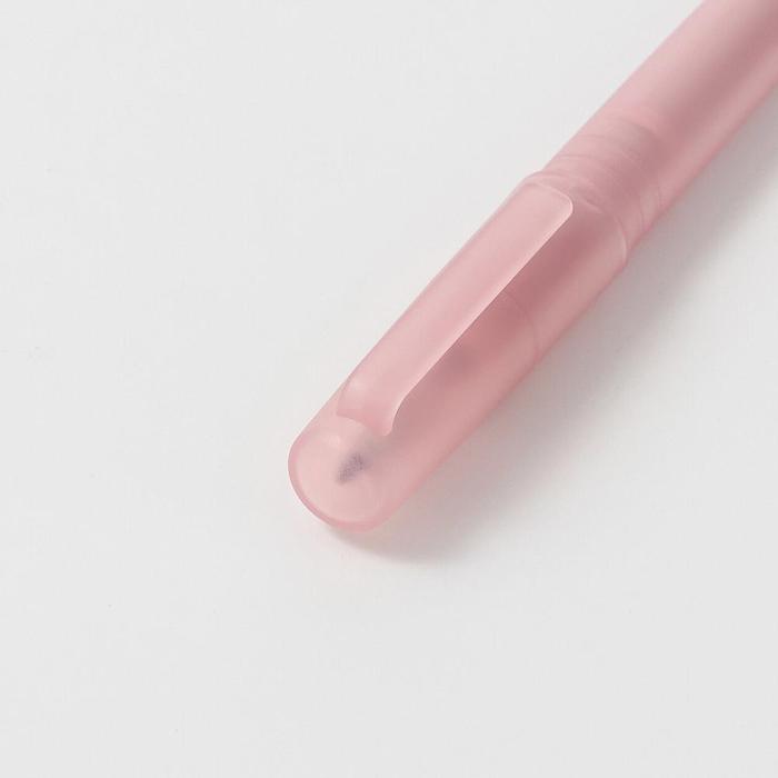 Muji Pocket water-based signature pen cap type / compact pen - ballpoint - Gray