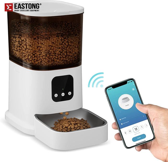 New Video Camera 6L Feeder Timing Smart Automatic Pet Feeder for Cat