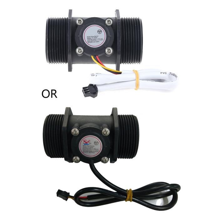 Terlaris, DN40 DN50 Water Flow Sensor Hall Flowmeter Meter Counter