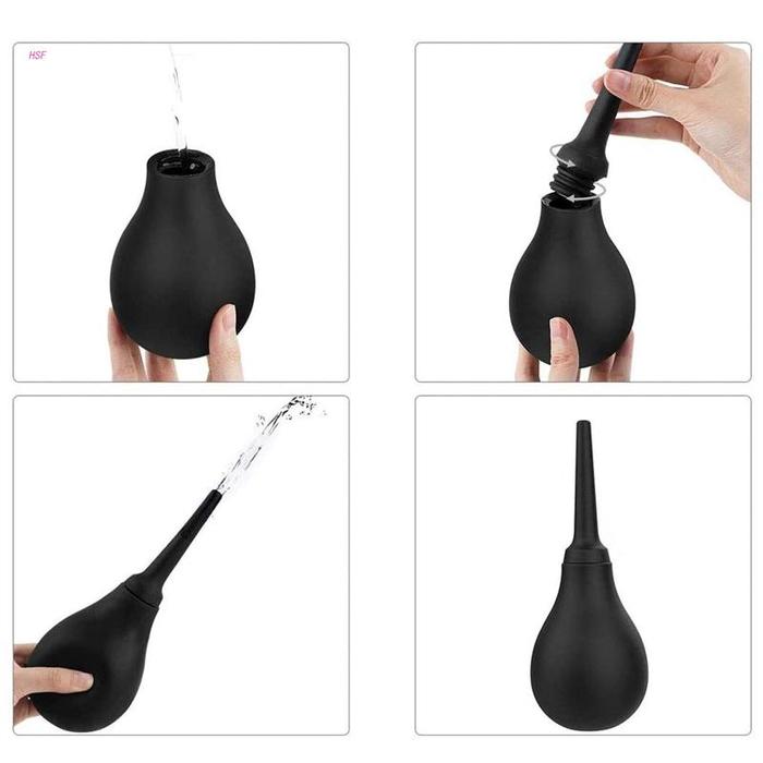 Silicone Bidet Cleaner Enema Shower Portable Unisex Men Women