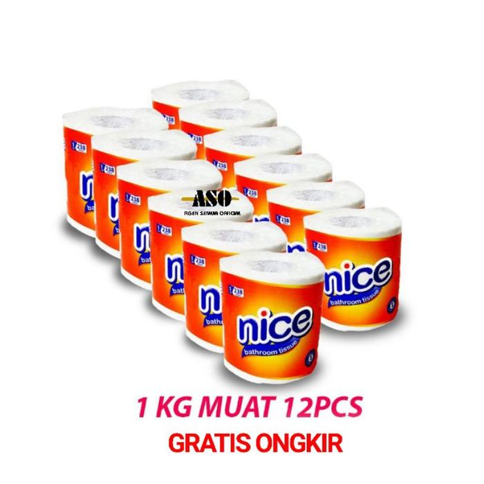 Tisu Tissue nice toilet gulung 1roll 2 ply 238 sheets