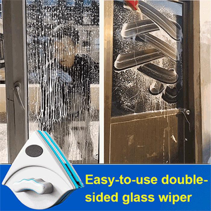 Double-sided magnetic window wiper