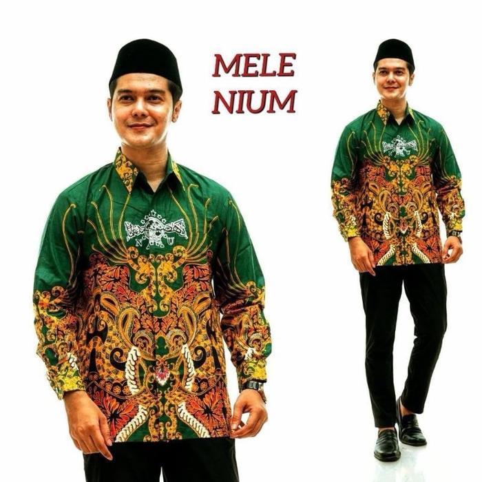 Batik NU Milenium Kemeja NU Milenium Batik NU Motif Milenium Baju Pria Katun Nyaman