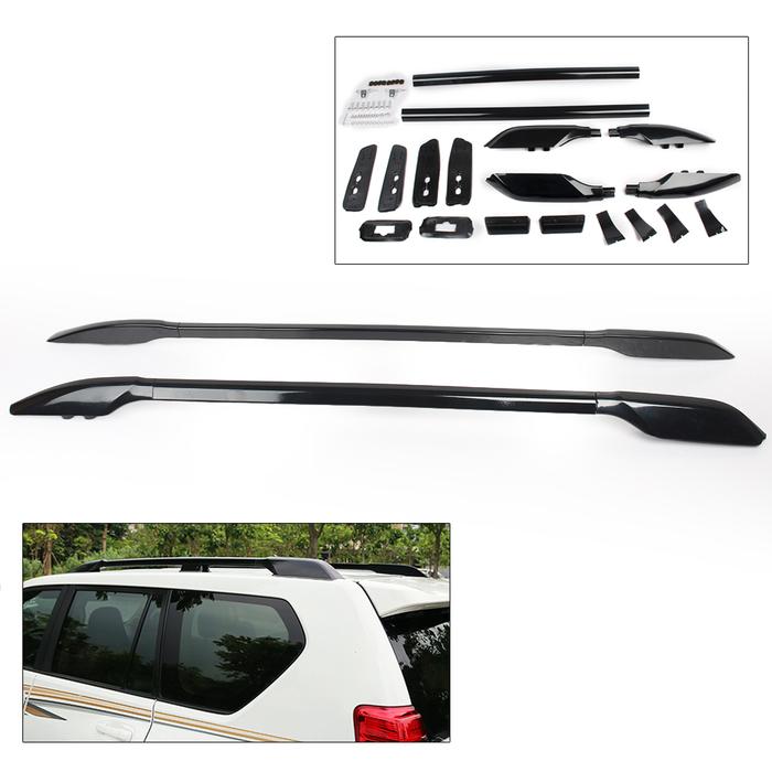 Car Roof Rack Rail Side Luggage Carrier Bars For Toyota