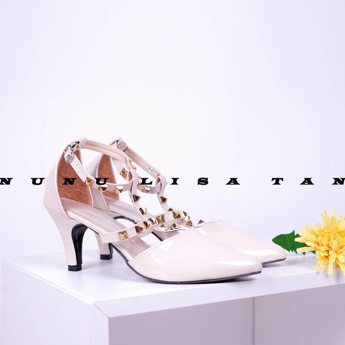 NEW High Heels Wanita Terbaru cantik Sepatu Hak 5cm Klip Klip V01