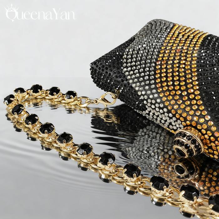 Festive Elegance Spot Goods Dazzling Heels And Chic Long Bag Clutch Perfect Combination Of Shoes And