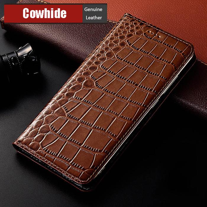 Crocodile Pattern Genuine Leather Case For XiaoMi Mi  Max 2 3 4 Mix 2