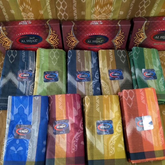 Sarung Tenun AL HIJAZ SPECIAL KEMBANG-TORAJA Pria Dewasa Tebal Halus dan Adem