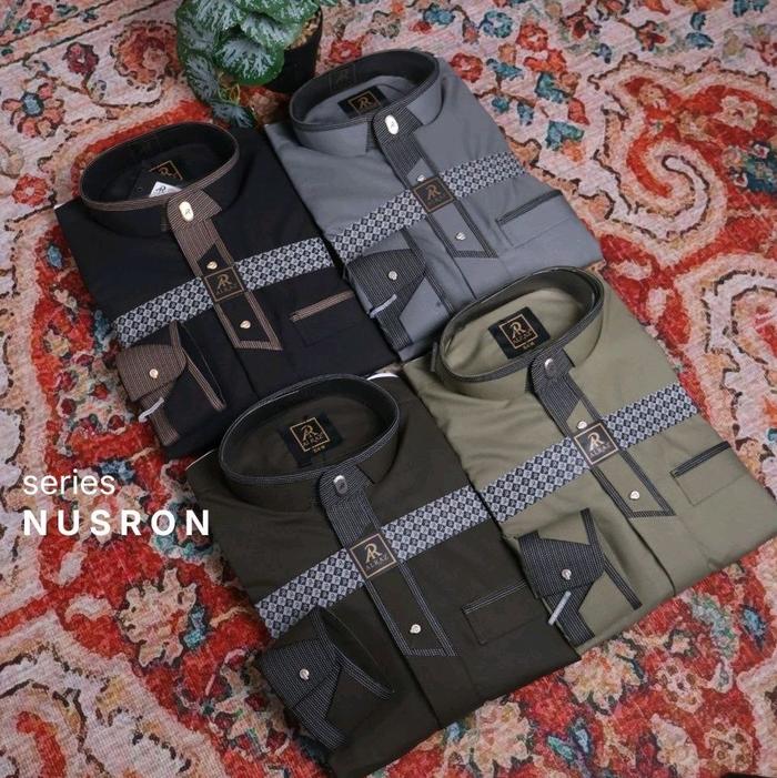 ALRAZ JUBAH GAMIS PREMIUM PANJANG NUSRON SERIES Zipper