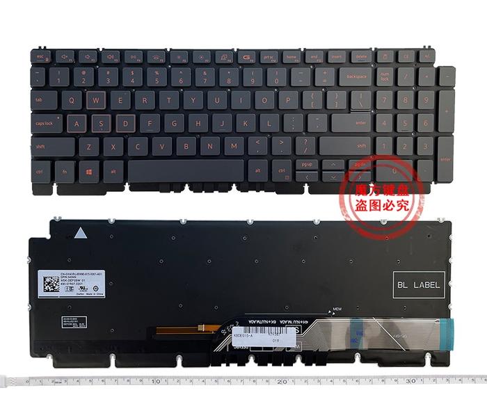 Backlit Keyboard Laptop AS Baru UNTUK Dell G15 5510 5511 5515 Vostro