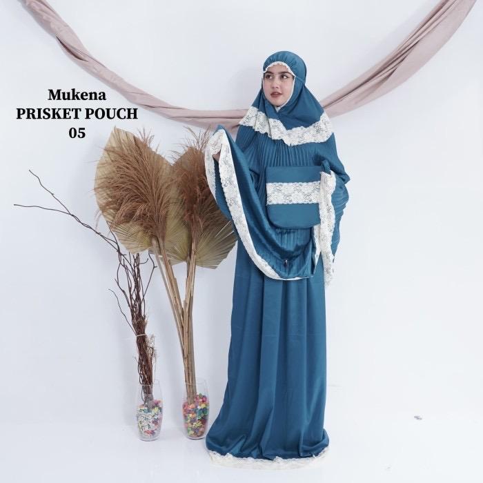 SPECIAL MUKENA CANTIK PRISKET RAJUT WHD KATUN MIKRO