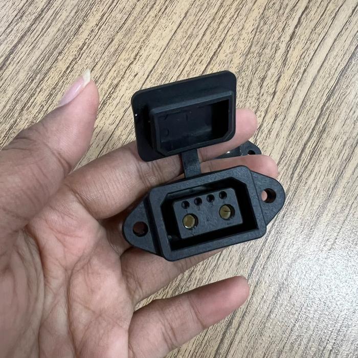 SOKET PORT CHARGER AKI LITHIUM SEPEDA LISTRIK (TANPA KABEL)