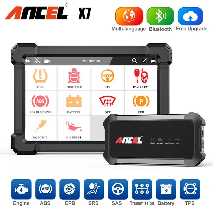 ANCEL X7 OBD2 Auto Scanner Car Diagnostic Tool Full System Engine