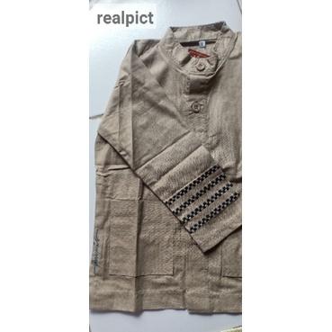 Baju Muslim Anak Laki laki lengan panjang Dannis size 9 10 11 12 TAPL1008 1008