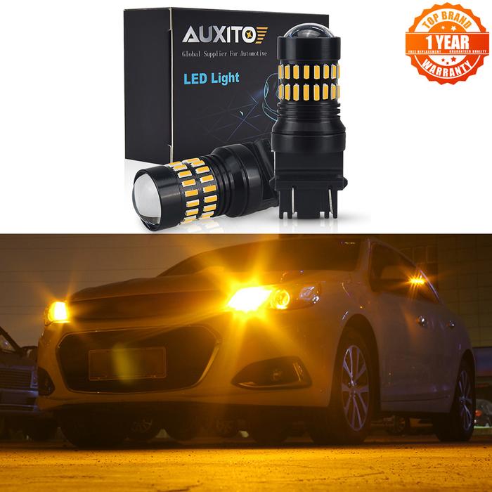 AUXITO 2pcs P27/5W P27/7W T25 Led Canbus No Error 3157 3156 LED Bulbs