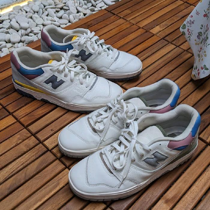 New Balance NB 550 original size 45 ex Sport Station Casual Shoes Sneakers Pria Kasual Wanita Putih