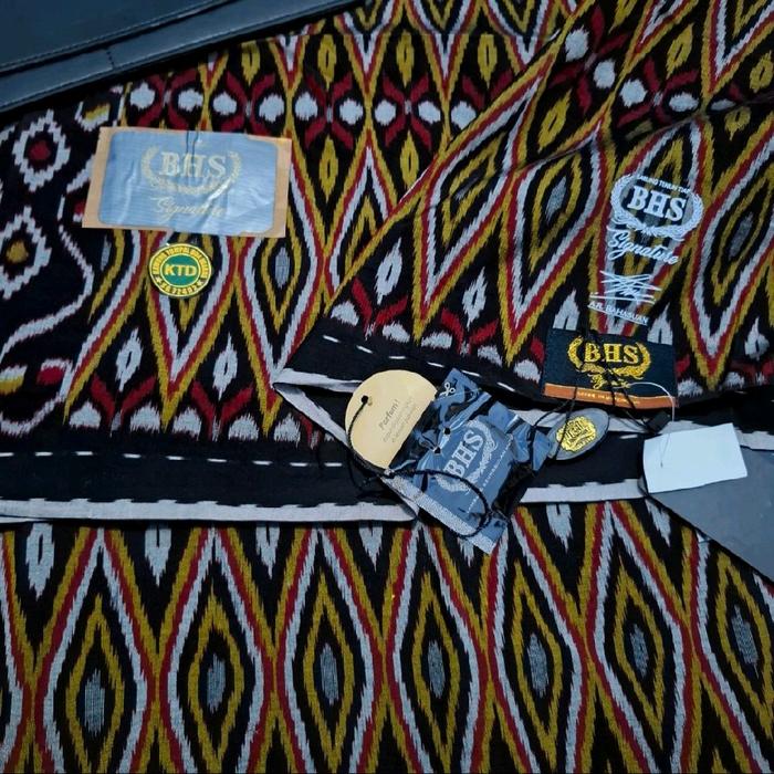 Sarung BHS Signature KTD Gold Lawas Spunsilk Mercerized Jahit Tengah ATBM Limited Bisa COD
