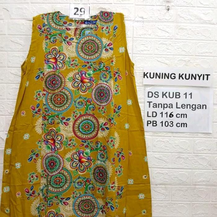 Daster Wanita Kutung Yukensi Jumbo Busui Pendek Batik Kencana Ungu Label Biru Asli Premium Daster Pe