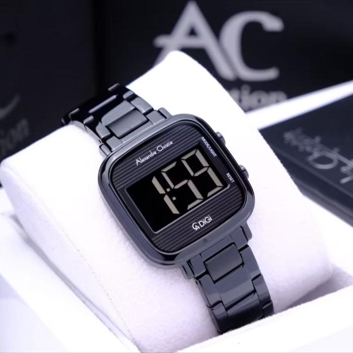 [dunia arloji pontianak] ac 9402 lh jam tangan cewek digital mewah alexandre christie