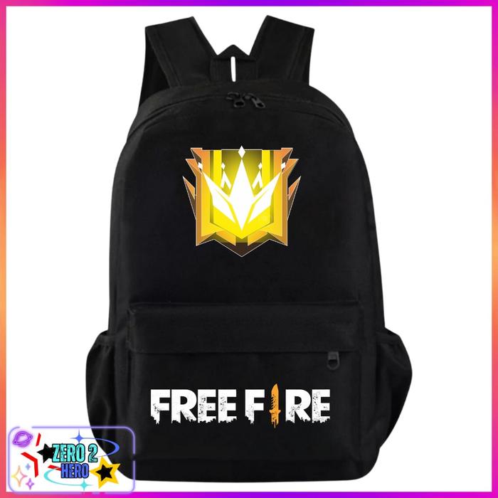 tas ransel ff anak dan dewasa all size sekolah dan ngaji unisex motive game mlbb squad evos onix gee